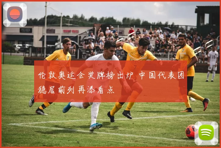 伦敦奥运会奖牌榜出炉 中国代表团稳居前列再添看点