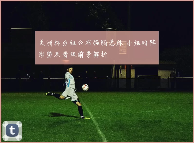 美洲杯分组公布强弱悬殊 小组对阵形势及晋级前景解析